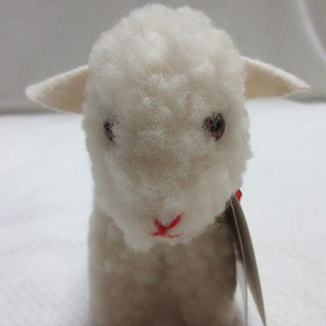 西ドイツ製■HERMANN Teddy ORIGINAL ハーマン テディ オリジナル 子羊 羊 ぬいぐるみ 人形 フィギュア ヴィンテージ レトロの画像4