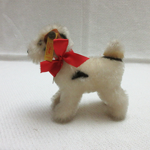 ドイツ製■Steiff シュタイフ ぬいぐるみ 犬 FOXY 耳タグ 耳ボタン 人形 シュタイフ社 フィギュア ヴィンテージ レトロの画像3