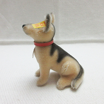 ドイツ製■Steiff シュタイフ ぬいぐるみ 犬 シェパード 耳タグ 耳ボタン 人形 シュタイフ社 フィギュア ヴィンテージ レトロ_画像3