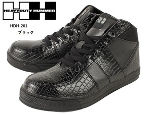  Bick Inaba recommendation!.. rubber resin made . core is ikatto safety shoes HEAVYDUTY HUMMER HDH-201[ black *24.5cm]. prompt decision 1000 jpy 