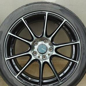 Weds sport ウェッズ スポーツ SA-25R 18インチ 7J+53 114.3 ダンロップ 225/45R18 2021年製 4本セットの画像5