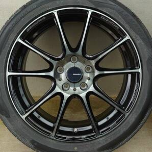 Weds sport ウェッズ スポーツ SA-25R 18インチ 7J+53 114.3 ダンロップ 225/45R18 2021年製 4本セットの画像6