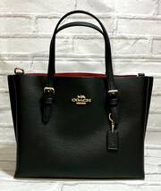 未使用品 COACH / コーチ / 2wayトートバッグ / モリートート / C4084 / ブラック_画像1