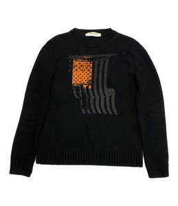 23AW ALYX LOGO CREWNECK SWEATER ロゴ クルーネック セーター ブラック SIZE S AAMKN0214 アリクス 店舗受取可