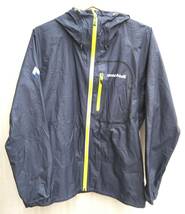 mont-bell モンベル Torrent Flier Jacket トレントフライヤージャケット 1128541 GORE-TEX ダークグレー系 メンズ Sサイズ 収納袋有_画像1