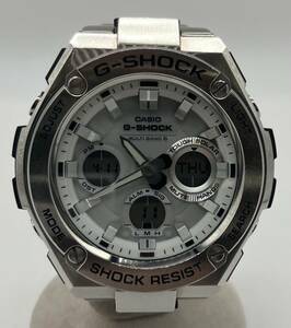 CASIO G-SHOCK GST-W110D カシオ ジーショック 電波ソーラー アナデジ 白文字盤 時計 腕時計 品物のみ