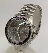 ジャンク 不動品 SEIKO スカイプロフェッショナル 7T34-6A20 クオーツ 腕時計 店舗受取可_画像3