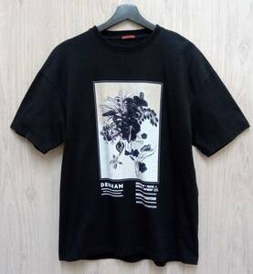 DENHAM/デンハム/半袖Tシャツ/THURMAN TEE/ブラック/Sサイズ