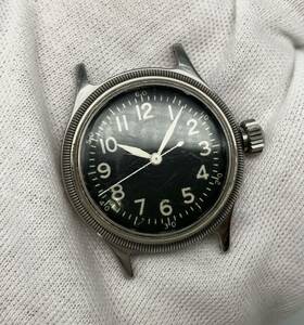  Junk THE REAL McCOY*S A.F.U.S.ARMY TYPE-11 wristwatch hand winding military Arabia coin edge bezel 