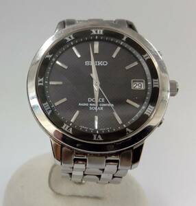  Junk SEIKO Seiko DOLCE Dolce 7832-0AA0 radio wave solar wristwatch button defect store receipt possible 