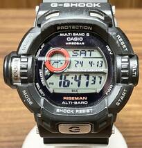 CASIO カシオ G-SHOCK ジーショック RISEMAN ライズマン GW-9200J 電波ソーラー ブラック デジタル ラバーバンド 腕時計_画像1