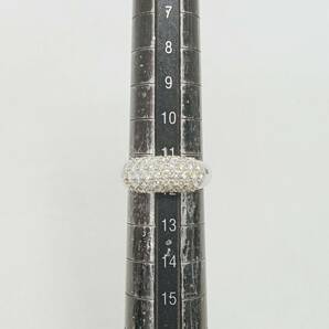 Pt900 プラチナ ＃11.5 約11.5号 ダイヤモンド1.02ct 総重量約6.2g リング 指輪 レディース アクセサリーの画像7