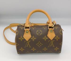 LOUIS VUITTON モノグラム ミニスピーディ M41534 ショルダー付 ハンドバッグ ルイ・ヴィトン