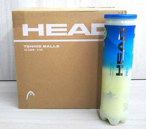 01【未使用】HEAD ヘッド PRO テニスボール 硬式用 571714 1箱12缶セット 48球