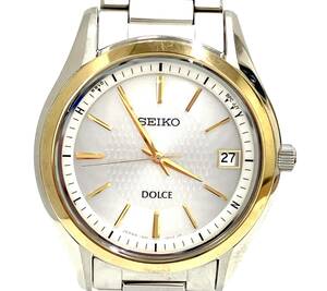 SEIKO Seiko DOLCE Dolce radio wave solar wristwatch 7B24-0BM0|760685 box equipped 