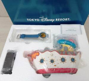 ジャンク Disney ディズニー ドナルドダック 2004年 バースデーウォッチ ミスデイジー号 東京ディズニーランド 手巻 現状品