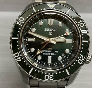 SEIKO プロスペックス 腕時計 SBEJ009 6R54-00D0 グリーン ダイバーズウォッチ 自動巻き 取扱説明書付