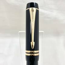 PARKER パーカー／ペン先18K 750／万年筆 デュオフォールド センテニアル カードリッジ式 筆記用具_画像4