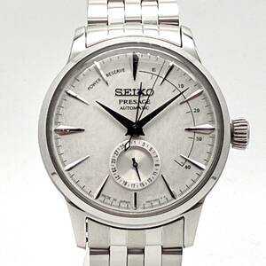 【可動品】SEIKO PRESAGE 4R57‐00K0 自動巻 文字盤白 STAR BAR限定モデル 腕時計