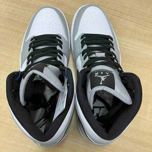 NIKE AIR JORDAN 1 MID LIGHT SMOKE GREY/BLACK WHITE ナイキ エアジョーダン 1 ミッド ライトスモークグレー 554724-092 サイズ28cmの画像6