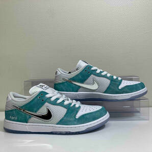 NIKE APRIL SKATEBOARDS SB DUNK LOW PRO QS ナイキ エイプリルスケートボード ダンクロー FD2562-400 サイズ28.5cmの画像3