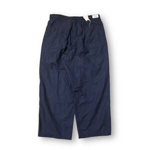 70s U.S.NAVY Dark Blue Utility Trousers リメイク品 ロングパンツ ネイビー サイズ:46R ユーエスネイビー 店舗受取可