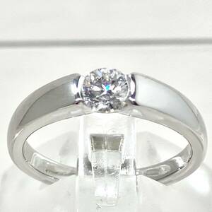 ［鑑別書付き］ TASAKI Pt1000 8.5号 ダイヤモンド0.32ct リング ブランドアクセサリー