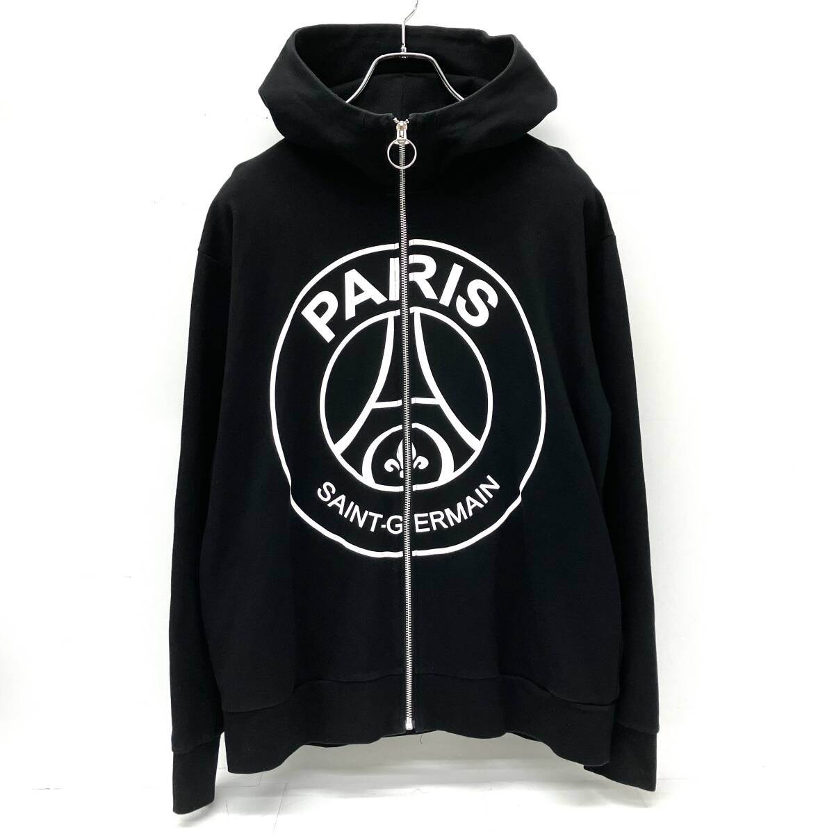 PARIS SAINT GERMAIN パリサンジェルマン ジップ パーカー サッカー PSG 19-071-310-4080 エンブレム MADE IN JAPAN 日本製 サイズL