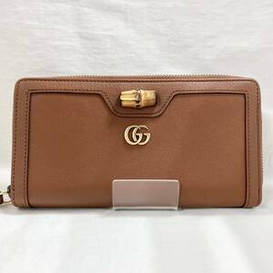 GUCCI グッチ／バンブー 658634 ラウンドファスナー 付属品無し