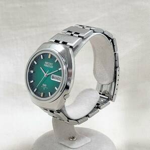 ［ジャンク］ SEIKO セイコー 5ACTUS ファイブアクタス 6106-7590 自動巻き グリーン 本体のみ 腕時計の画像3