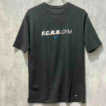 00s F.C.R.B. × NIKE GYM PRINT TEE ジム プリント 半袖 Tシャツ ブラック SIZE M エフシー レアル ブリストル ナイキ_画像1