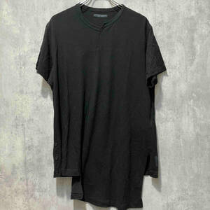 REGULATION YOHJI YAMAMOTO T-shirt cut-sew 再構築カットソー 半袖Tシャツ ブラック SIZE 3 hh-t56-070 レギュレーション ヨウジヤマモト