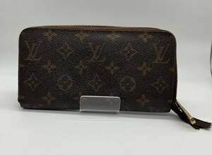 ジャンク LOUIS VUITTON ルイヴィトン モノグラム SP0048 ジッピーウォレット 長財布 ラウンドファスナー カードケース8枚 ★ファスナー難