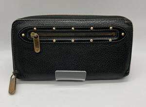 LOUIS VUITTON ルイ ヴィトン スハリ CA2098 ジッピーウォレット 長財布 ラウンドファスナー 黒 ブラック