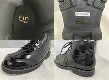 Fin フィン ショートブーツ ブラック 24.5cm_画像6