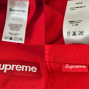 美品 レッド Supreme Box Logo Hooded Sweatshirt Red 16AW シュプリーム パーカー 赤 Lの画像5