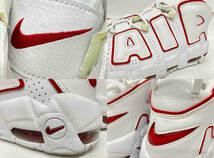 NIKE AIR MORE UPTEMPO 'WHITE/VARSITY RED' (2021) ナイキ エア モア アップテンポ 'ホワイト/バーシティレッド' 921948-102 サイズ25.5cm_画像8