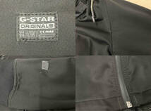 G-STAR RAW ジースターロー BATT HDD SOFTSHELL フルジップフーディジャケット メンズ L ブラック_画像9