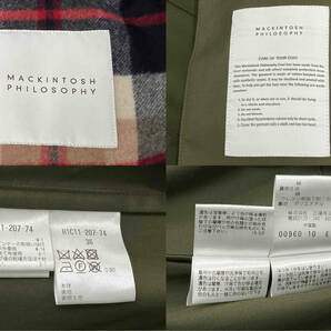 MACKINTOSH PHILOSOPHY マッキントッシュ フィロソフィー ボンディング ステンカラーコート H1C11-207-74 インポート サイズ36の画像7