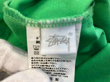 STUSSY ステューシー グリーン ポケット付近に汚れ有 半袖シャツ ポリエステル コットン M_画像6