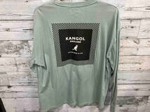 KANGOL カンゴール 長袖Tシャツ グリーン Mサイズ KPMC-10159_画像2