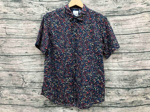 PAUL SMITH ポールスミス 半袖シャツ PF-CR-44028 ネイビー 花柄 Mサイズ