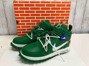 【鑑定済み】【タグ付き】NIKE OFF-WHITE×AIR FORCE1 HIGH PINEGREEN/スニーカー/ナイキ/オフホワイト/エアフォース1/DR0500-300/29cm