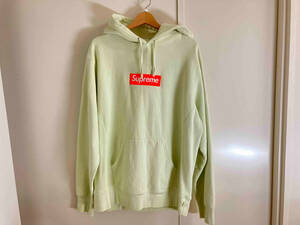 Supreme 17AW Box Logo Hooded Sweatshirt Lime L シュプリーム ボックスロゴ パーカー ライム