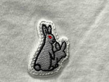FR2 エフ アール ツー ホワイト 1080000001225 半袖Tシャツ ロゴ ウサギ コットン M_画像8