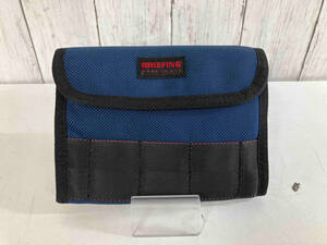 BRIEFING ブリーフィング USA製 二つ折り財布 ブルー 店舗受取可