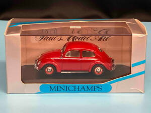 ミニカー MINICHAMPS 1/43 Volkswagen Kfer Ovalfenster 1953 -1957 rot