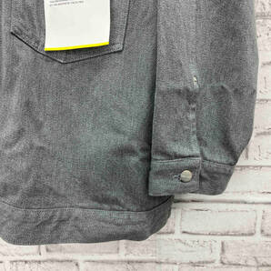 【美品・タグ付】Graphpaper グラフペーパー Colorfast Denim Jacket デニムジャケット オーバーサイズ 日本製 サイズ2 グレーの画像4