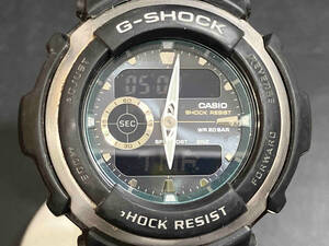 ジャンク 1円スタート【動作品・訳あり】CASIO カシオ G‐SHOCK ジーショック G-300 クォーツ 付属品無し