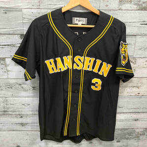 阪神タイガース HANSHIN Tigers 野球 応援 ビジターユニフォーム 大山悠輔 OHYAMA 背番号3 ブラック Mサイズの画像1